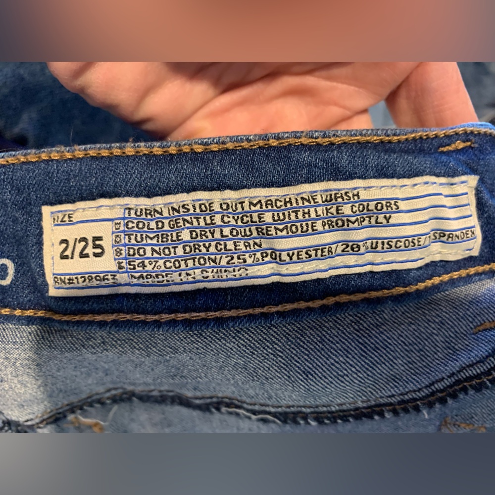 Rocks & Indigo Women’s Embellished Denim Jeans with Patches size 2/25 - Picture 4 of 10